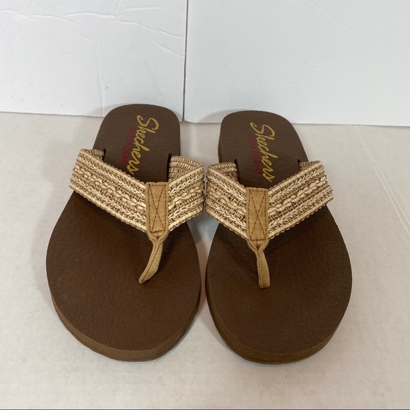skechers tan sandals